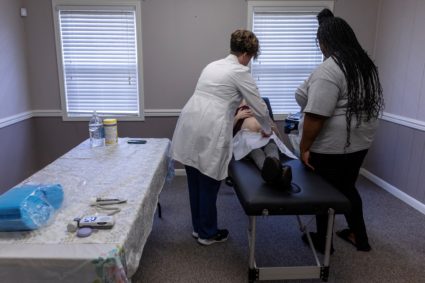 WAWC Healthcare sponsors a pop-up health clinic in a maternity care desert in Pickens County