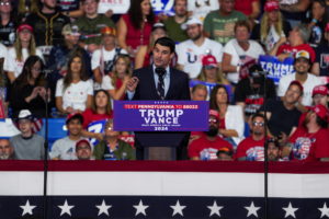 Republican presidential nominee and former U.S. President Donald Trump holds a campaign rally in Wilkes-Barre