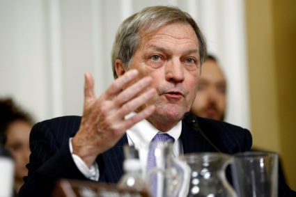 Rep. Mark DeSaulnier, D-Calf., speaks during a House Rules Committee hearing on the impeachment against President Donald T...