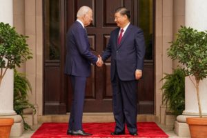 U.S. President Joe Biden meets with Chinese President Xi Jinping on the sidelines of APEC summit, in Woodside