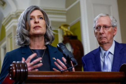 Weekly Senate caucus luncheons on Capitol Hill in Washington