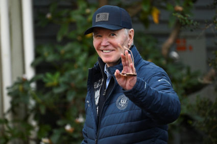 U.S. President Joe Biden in downtown Nantucket