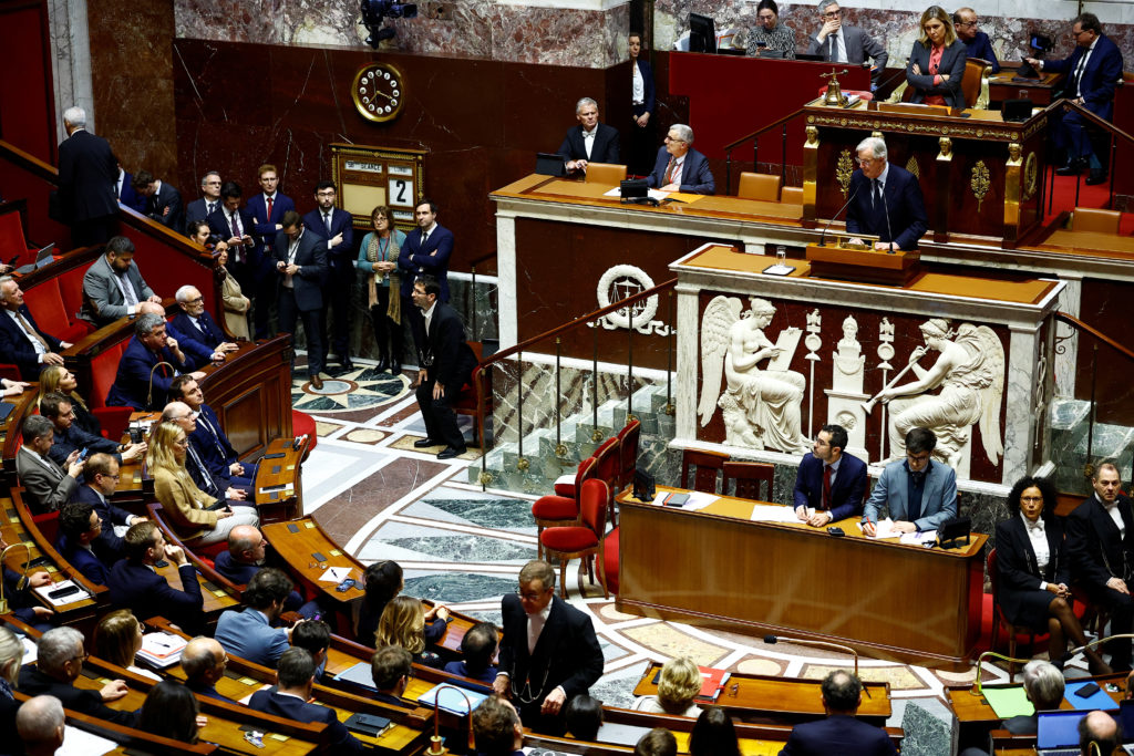 French National Assembly debate on social security financing bill