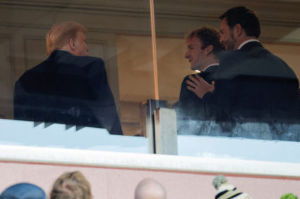 Trump attends Army-Navy football game with GOP allies, nominees and Daniel Penny