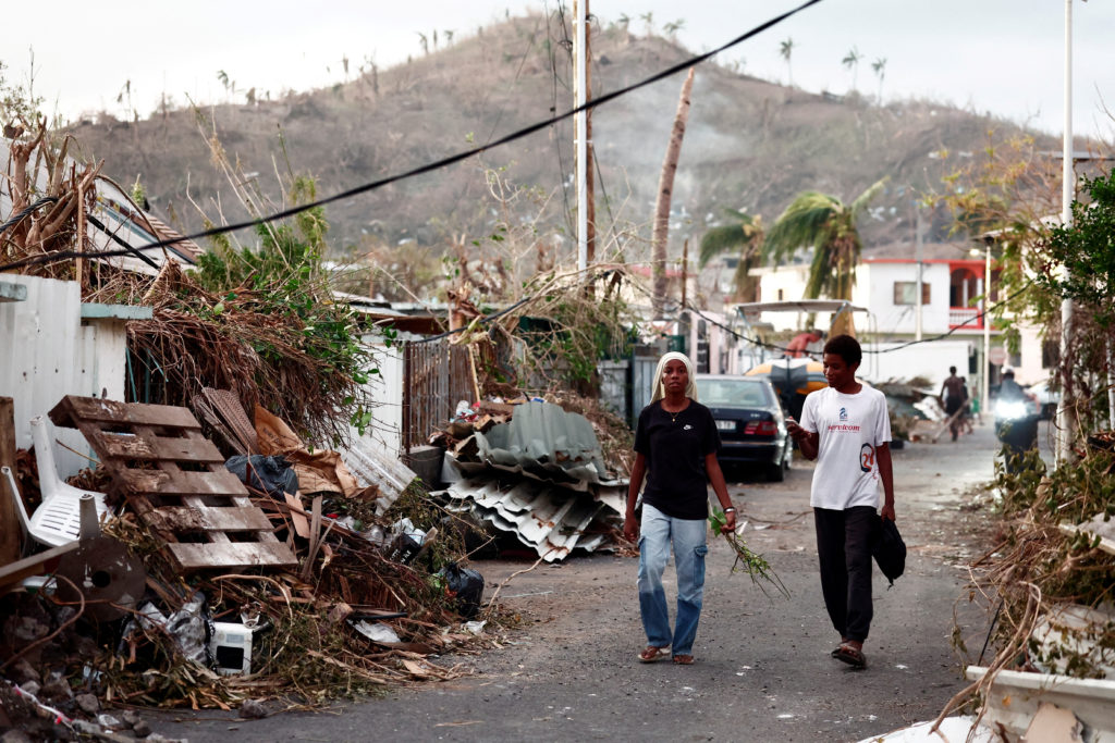 Aftermath of Cyclone Chido