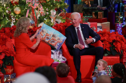 U.S. President Biden visits the Children's National Hospital in Washington