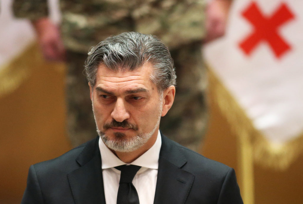 Swearing-in ceremony of Georgia's new president Mikheil Kavelashvili, in Tbilisi
