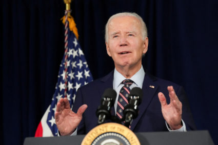 U.S. President Biden speaks on the death of former President Jimmy Carter, in St. Croix
