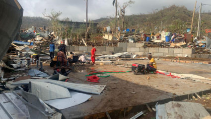 Cyclone Chido causes hundreds of deaths on Mayotte islands in Indian Ocean, officials say