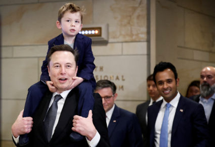 Members of US Congress meet with Musk and Ramaswamy on Trump's government efficiency plan