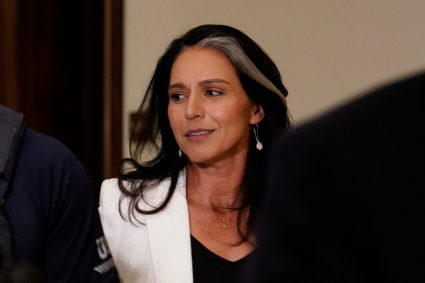 Director of national intelligence nominee Tulsi Gabbard at the U.S. Capitol in Washington