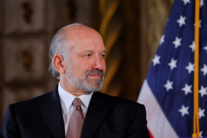 U.S. President-elect Donald Trump delivers remarks at Mar-a-Lago in Palm Beach