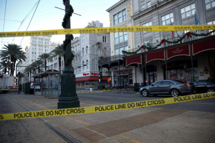 Driver crashes into crowd celebrating New Year's Day in New Orleans