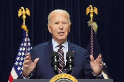 U.S. President Joe Biden delivers remarks regarding an attack in New Orleans