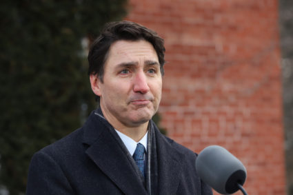 Canada's PM Justin Trudeau announces he intends to step down as Liberal Party leader and Prime Minister, at Rideau Cottage...