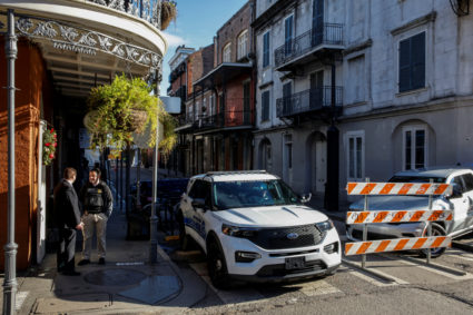 Police bodycam footage shows New Orleans attacker fired at police before they shot and killed him