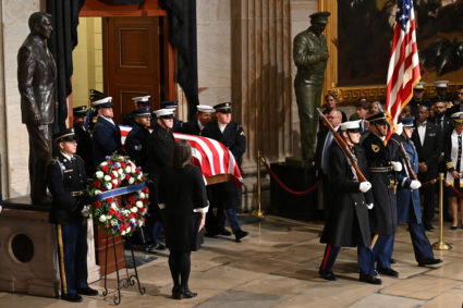 Former President Jimmy Carter's lying in state ceremony, in Washington