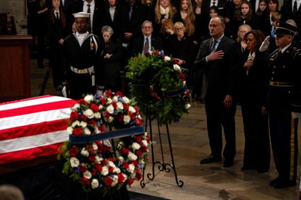 WATCH: Top lawmakers pay tribute to Jimmy Carter as his casket arrives at the U.S. Capitol