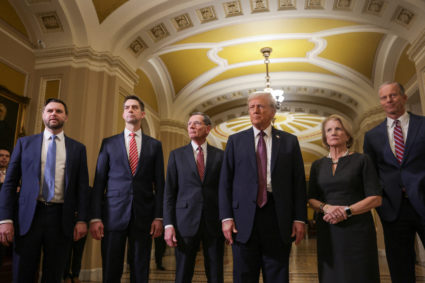 U.S. President-elect Donald Trump at the U.S. Capitol in Washington
