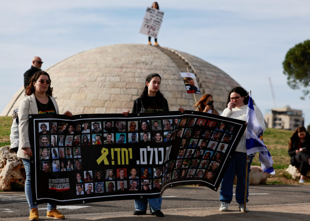 Meeting between hostage representatives and Israeli Prime Minister Benjamin Netanyahu, in Jerusalem