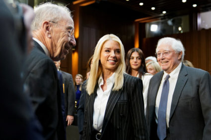 Senate Judiciary Committee confirmation hearing on Pam Bondi's nomination to be U.S. attorney general, on Capitol Hill in ...