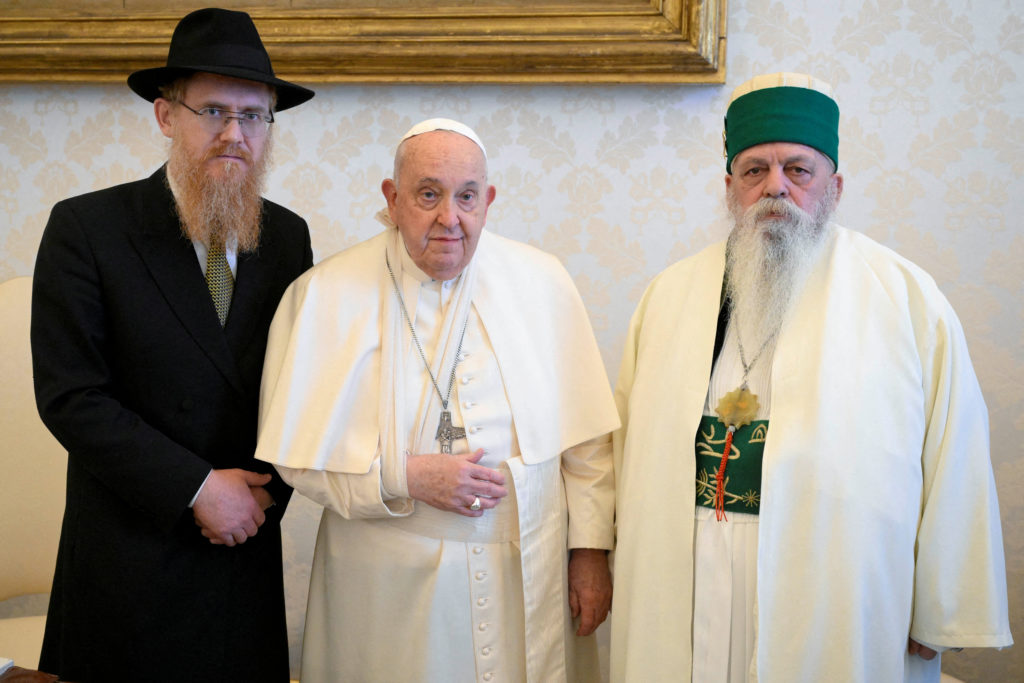 Pope Francis suffers contusion to his right forearm due to a fall