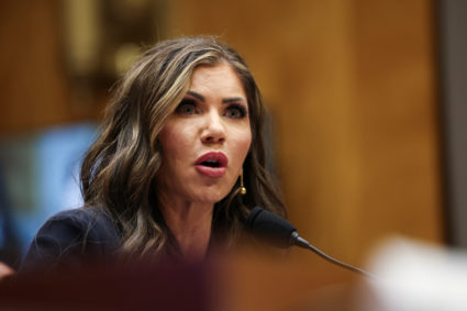 FILE IMAGE: Confirmation hearing for Homeland Security nominee Kristi Noem