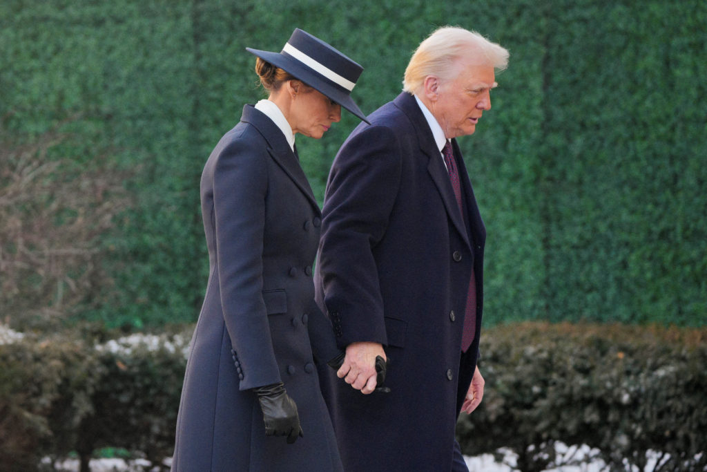 A service at St. John's Church on Inauguration Day, in Washington