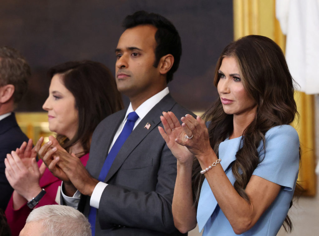 Inauguration ceremony for Trump's second presidential term