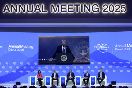 WATCH: Trump promises tax cuts and threatens tariffs at meeting of global elite in Davos