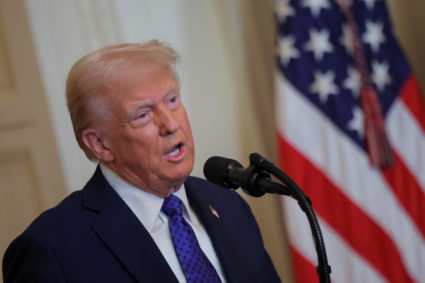 U.S. President Trump signs Laken Riley act, in Washington