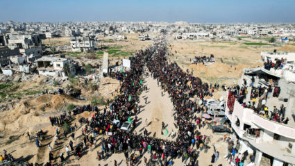 More Palestinian prisoners released after delay from chaotic handover of Israeli hostages