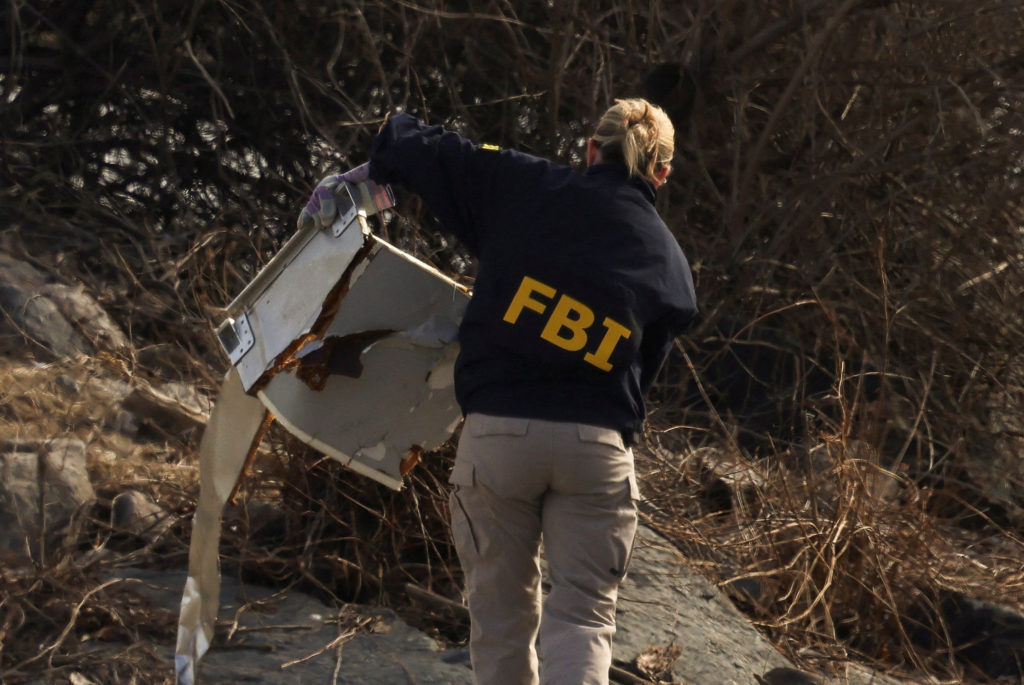American Eagle flight 5342 crashes in the Potomac River near Ronald Reagan Washington National Airport outside Washington