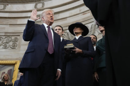 WATCH: President Donald Trump&rsquo;s swearing-in and inaugural address