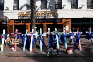 New Orleans' French Quarter two days after truck attack