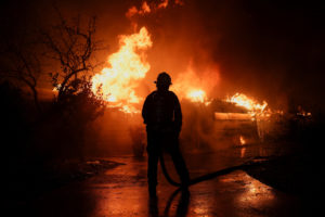 Eaton wildfire in Pasadena