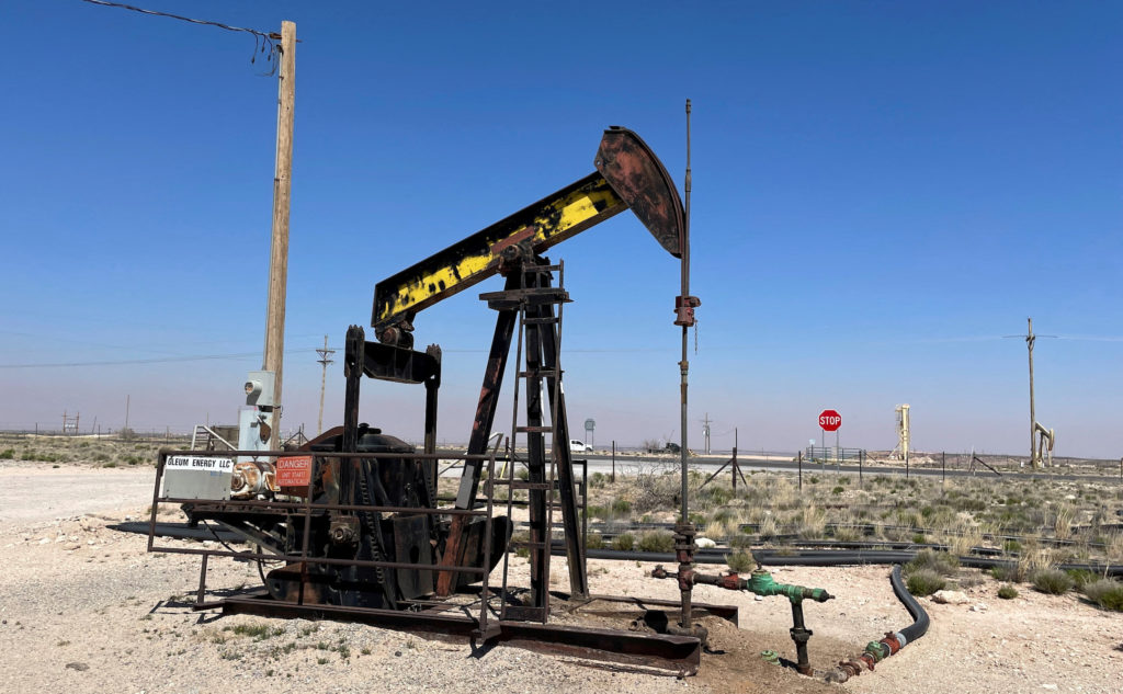 FILE PHOTO: Oil and gas drilling sites in New Mexico