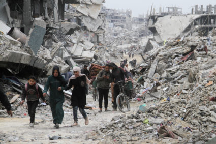 Gazans return to homes in ruins and begin clearing rubble as tenuous ceasefire holds