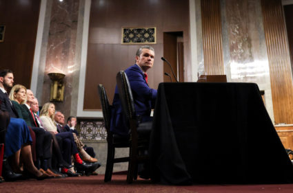 Confirmation hearing of Secretary of Defense nominee Pete Hegseth, in Washington