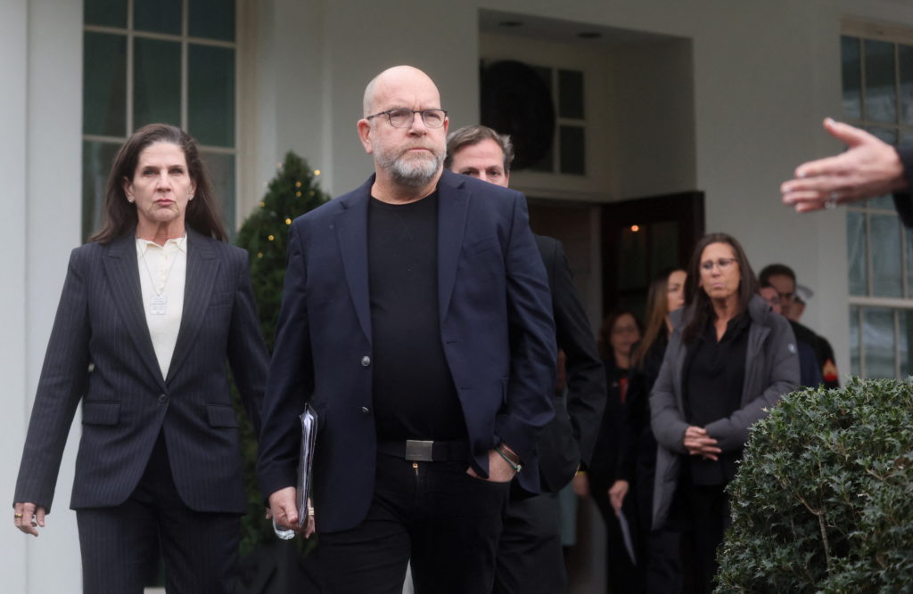 Family members of Americans who were taken hostage by Hamas on Oct. 7, met with U.S. President Biden at the White House