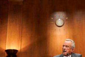 Robert F. Kennedy Jr., U.S. President Trump’s nominee to be secretary of Health and Human Services, testifies before a Sen...