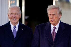 U.S. President-elect Donald Trump meets with U.S. President Joe Biden at the White House
