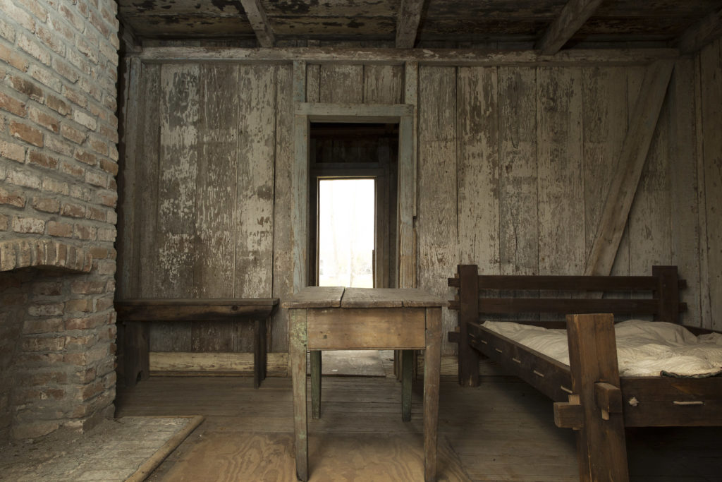 Slave quarters at the Whitney Plantation in Wallace Louisiana