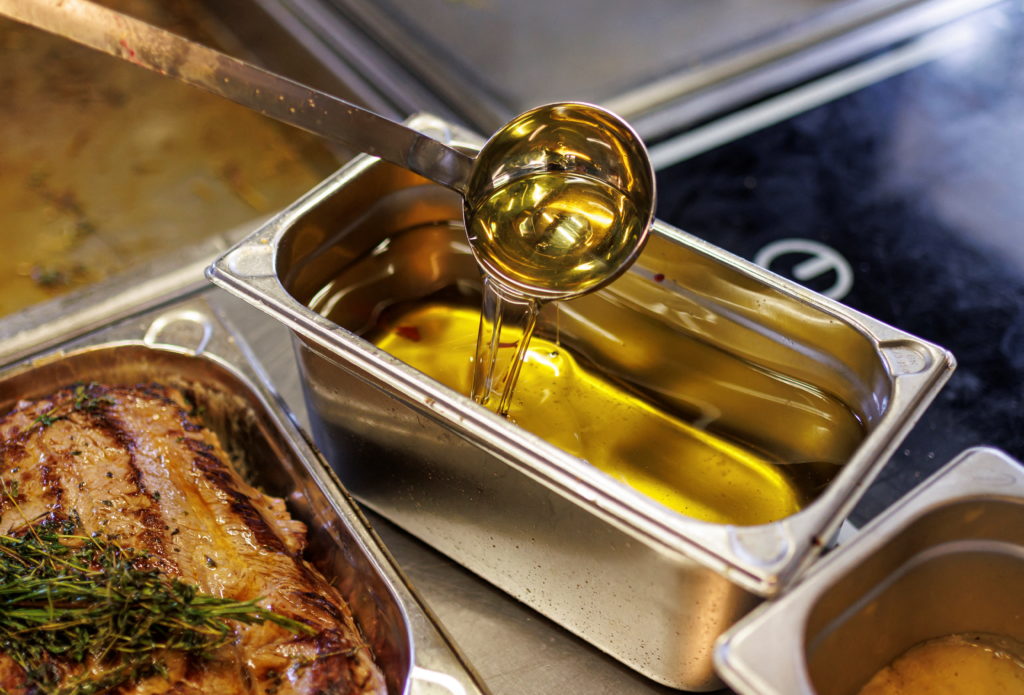 Customers can pay beer with sunflower oil