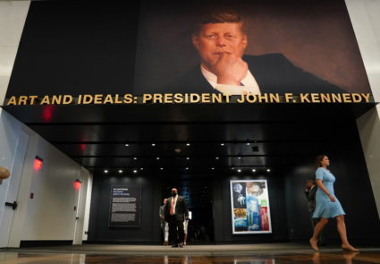 'Art and Ideals: President John F. Kennedy' permanent exhibit at the Kennedy Center in Washington