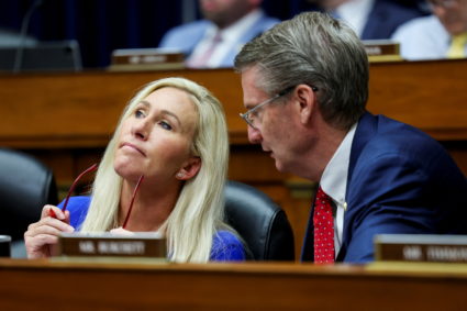 House Oversight and Accountability Committee hearing as part of the House of Republicans' impeachment probe into U.S. Pres...