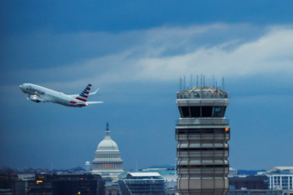 Aftermath of the crash of American Eagle flight 5342 in the Potomac River near Ronald Reagan Washington National Airport