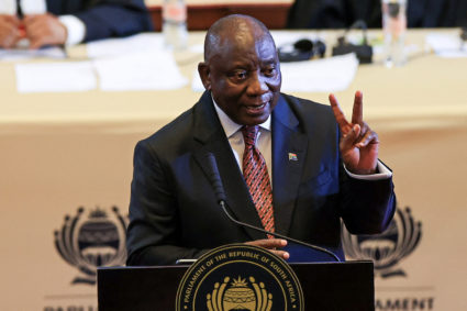 South African President Ramaphosa delivers his 2025 State of the Nation Address in Cape Town