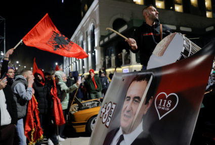 Kosovo's governing party wins parliamentary election without a majority, early results show