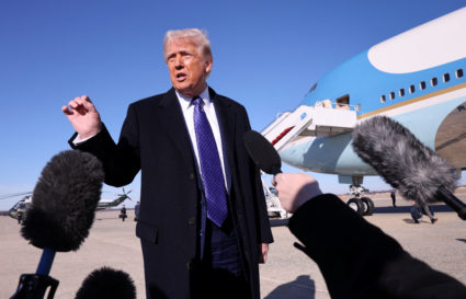 AP journalists barred from Air Force One over 'Gulf of Mexico' naming dispute